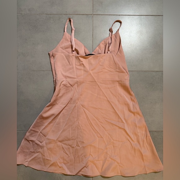 Francesca’s Studio 19 Blush Pink Sleeveless Satin Mini Dress - Picture 6 of 7